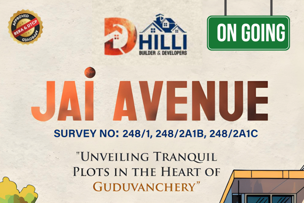 Plot sale in Guduvanchery offering prime residential land with excellent location and investment potential.